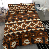 Brown Pattern Native American Bedding Set LT10 - Wonder Print Shop
