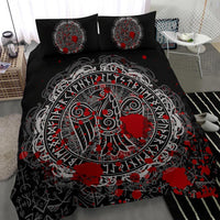 Viking Bedding Set Raven Celtic Tattoo Blood RLT12 - Wonder Print Shop