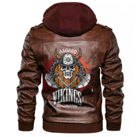 Viking Asgard Vikings Leather Jacket RLT12 - Wonder Print Shop