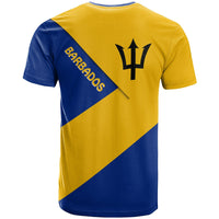 Barbados T Shirt Barbados Flag Style - Wonder Print Shop