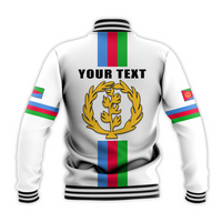 (Custom Personalised) Eritrea Baseball Jacket Striped LT13 - Wonder Print Shop