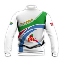 Eritrea Map And Coat Of Arms Baseball Jacket LT13 - Wonder Print Shop
