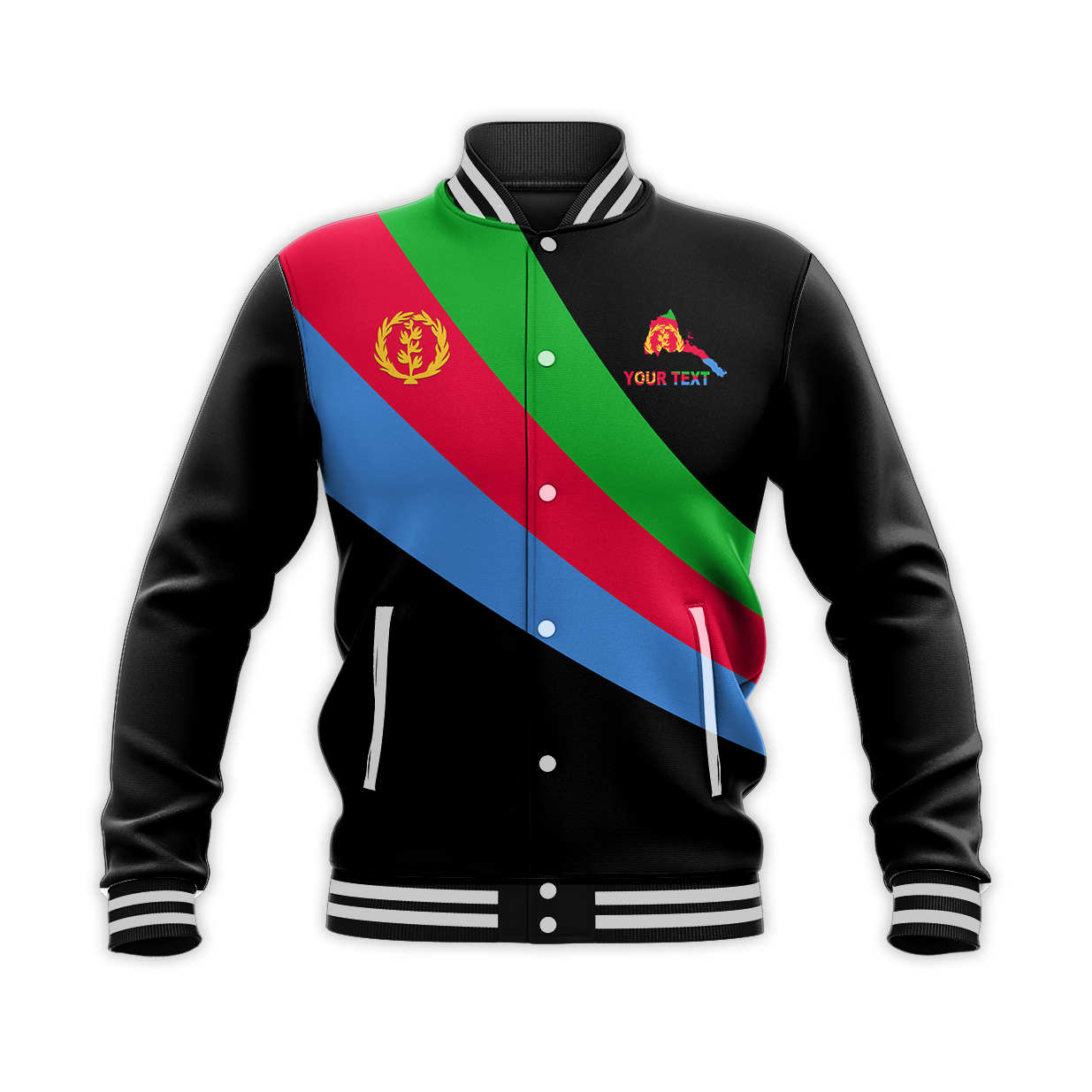 custom-personalised-eritrea-special-flag-baseball-jacket-black