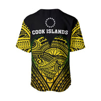 Cook Islands Pattern Baseball Jersey Always In My Heart LT13 - Wonder Print Shop