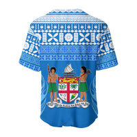 Bula Fiji Baseball Jersey Tapa Pattern LT13 - Wonder Print Shop