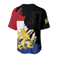 Netherlands Baseball Jersey Style Flag and Map Holland LT13 - Wonder Print Shop