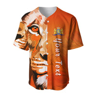 (Custom Personalised) Netherlands Baseball Jersey Style Lusty Dutch Lion LT13 - Wonder Print Shop