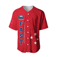 F.A.S.T Samoa Baseball Jersey We Ready Polynesian Samoan LT13 - Wonder Print Shop