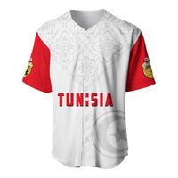 (Custom Text and Number) Tunisia Baseball Jersey Tunisian Patterns Sporty Style LT13 - Wonder Print Shop