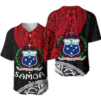 Samoa Baseball Jersey Beloved Samoan Mix Polynesian Pattern LT13 - Wonder Print Shop