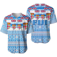 Fiji Polynesian Baseball Jersey Fijian Tropical Flowers LT13 - Wonder Print Shop