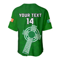 (Custom Text And Number) Ireland Rugby Go Shamrocks Baseball Jersey - Wonder Print Shop
