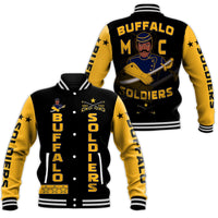 Buffalo Soldiers Baseball Jacket BSMC Club Adore Motorcycle LT13 - Wonder Print Shop