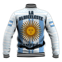Argentina Football 2022 Baseball Jacket Vamos La Albiceleste - Wonder Print Shop