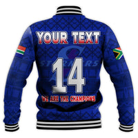 (Custom Text And Number) Stormers South Africa Rugby Baseball Jacket We Are The Champions URC African Pattern - Wonder Print Shop