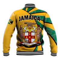 Jamaica Athletics Baseball Jacket Jamaican Flag Mix Lion Sporty Style - Wonder Print Shop