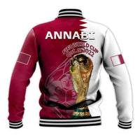Qatar Football Baseball Jacket Annabi Champions Proud WC 2022 - Wonder Print Shop