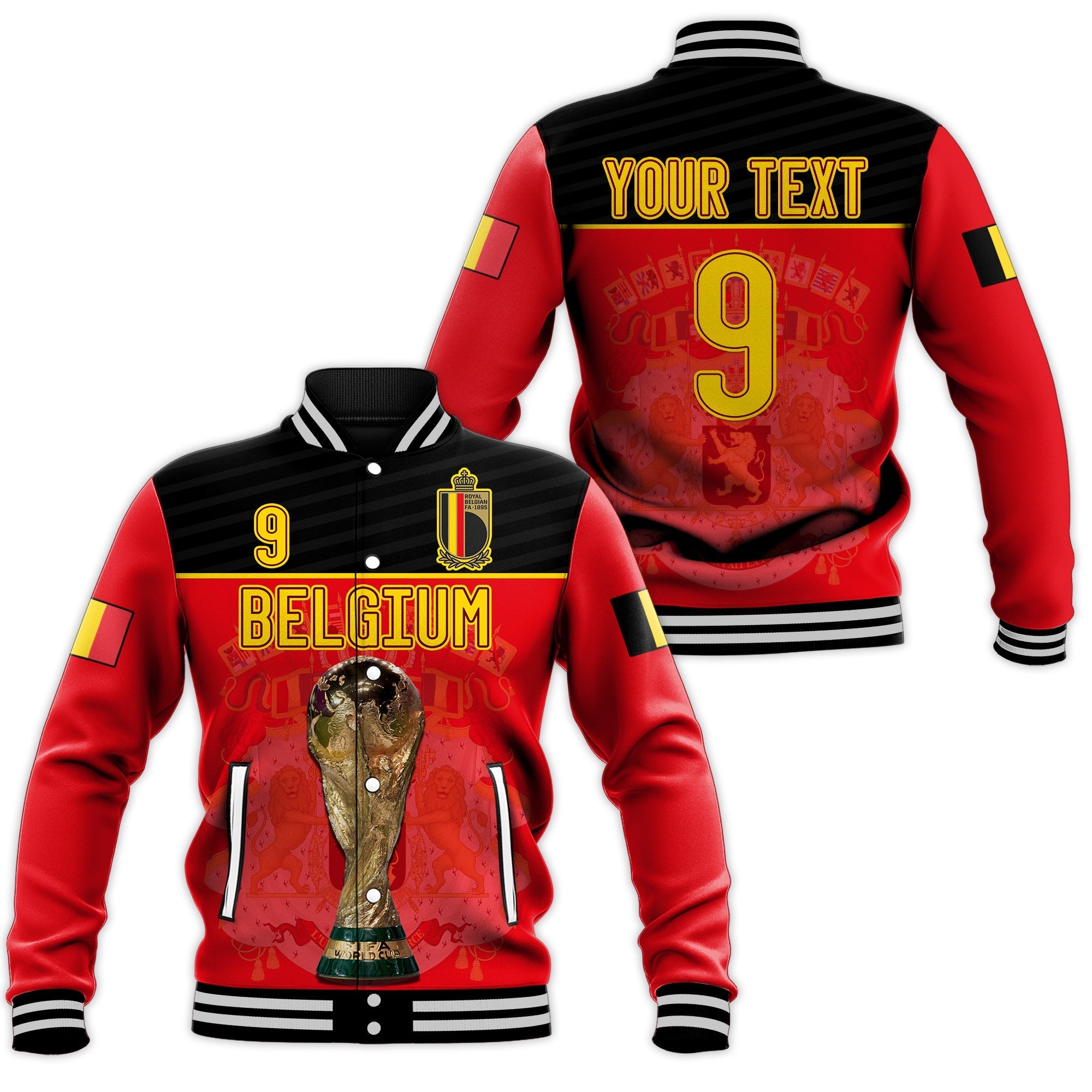 custom-text-and-number-belgium-football-2022-baseball-jacket-de-rode-duivels-sporty-style