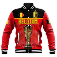 Belgium Football 2022 Baseball Jacket De Rode Duivels Sporty Style - Wonder Print Shop