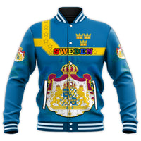 (Custom Personalised) Sweden LGBT Day Baseball Jacket - Be Proud Of Who You Are - Wonder Print Shop