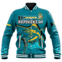 (Custom Personalised) Bahamas Independence Day Baseball Jacket Blue Marlin Since 1973 Style - Wonder Print Shop