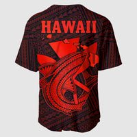 Custom Personalised Hawaii Baseball Jersey Kakau Kanaka Maoli Combine Polynesian Shark Ver.06 - Wonder Print Shop