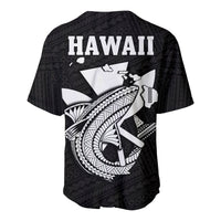 Custom Personalised Hawaii Baseball Jersey Kakau Kanaka Maoli Combine Polynesian Shark Ver.07 - Wonder Print Shop