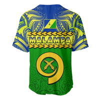 Malampa Province Baseball Jersey Vanuatu Pig Tusk Polynesian Flag Style - Wonder Print Shop