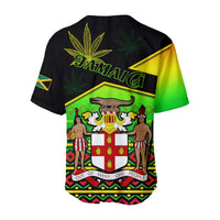 Jamaica Lion Baseball Jersey Jamaican Pattern Version Reggae Colors LT13 - Wonder Print Shop