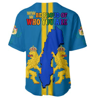 Sweden LGBT Day Baseball Jersey Be Proud Of Who You Are - Wonder Print Shop