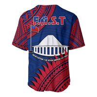 F.A.S.T Samoa Baseball Jersey Samoan Coat Of Arms Polynesian Pattern - Wonder Print Shop