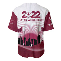 Qatar Baseball Jersey Happy 144th Independence Anniversary Mix World Cup 2022 - Wonder Print Shop