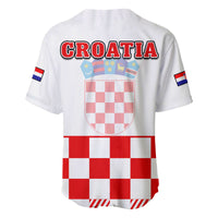 Croatia Football Baseball Jersey Hrvatska Checkerboard Red Version - Wonder Print Shop