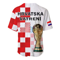 Croatia Football Baseball Jersey Hrvatska Checkerboard Champions WC 2022 - Wonder Print Shop