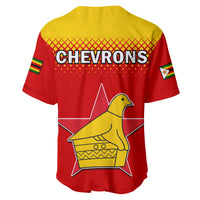 Zimbabwe Cricket Baseball Jersey The Chevrons ODI Style - Wonder Print Shop