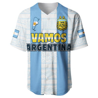 Argentina Football 2022 Baseball Jersey Vamos La Albiceleste - Wonder Print Shop