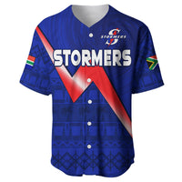 (Custom Text And Number) Stormers South Africa Rugby Baseball Jersey We Are The Champions URC African Pattern - Wonder Print Shop