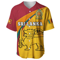 Sri Lanka Baseball Jersey Sri Lankan Pattern Happy 75 Years Of Independence Ver.01 - Wonder Print Shop