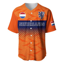 (Custom Text And Number) Netherlands Football Baseball Jersey Holland World Cup 2022 - Wonder Print Shop