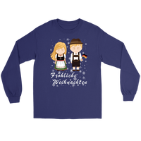 Germany Chirstmas T Shirt MenS And Ladies Frohliche Weihnachten - Wonder Print Shop