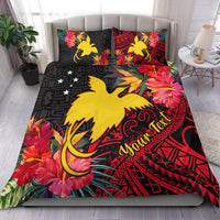 Custom Personalised Papua New Guinea Bedding Set Bird of Paradise LT13 - Wonder Print Shop