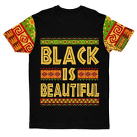 Afican BLM T Shirt BLACK IS BEAUTIFUL T Shirt - Wonder Print Shop