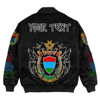 (Custom) Viking - Karelia Flag and Map Bomber Jackets style Viking Geri and Freki RLT12 - Wonder Print Shop