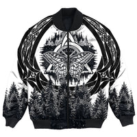 Viking Butterfly Style Celtic Of Pine Forest Bomber Jacket RLT12 - Wonder Print Shop