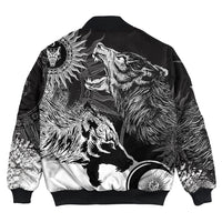 Viking Skoll and Hati New Style Bomber Jacket RLT12 - Wonder Print Shop