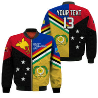 Custom Text and Number Torba PNG Day Bomber Jacket 2022 Simple Polynesia LT13 - Wonder Print Shop