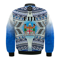 Fiji Bomber Jacket Kaiviti Fijian Special Tapa Pattern - Wonder Print Shop