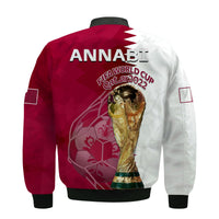 Qatar Football Bomber Jacket Annabi Champions Proud WC 2022 - Wonder Print Shop