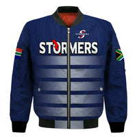 (Custom Text And Number) Stormers South Africa Rugby Bomber Jacket We Are The Champions URC Unity - Wonder Print Shop