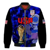 USA Football Bomber Jacket The Yanks Champions WC 2022 - Wonder Print Shop